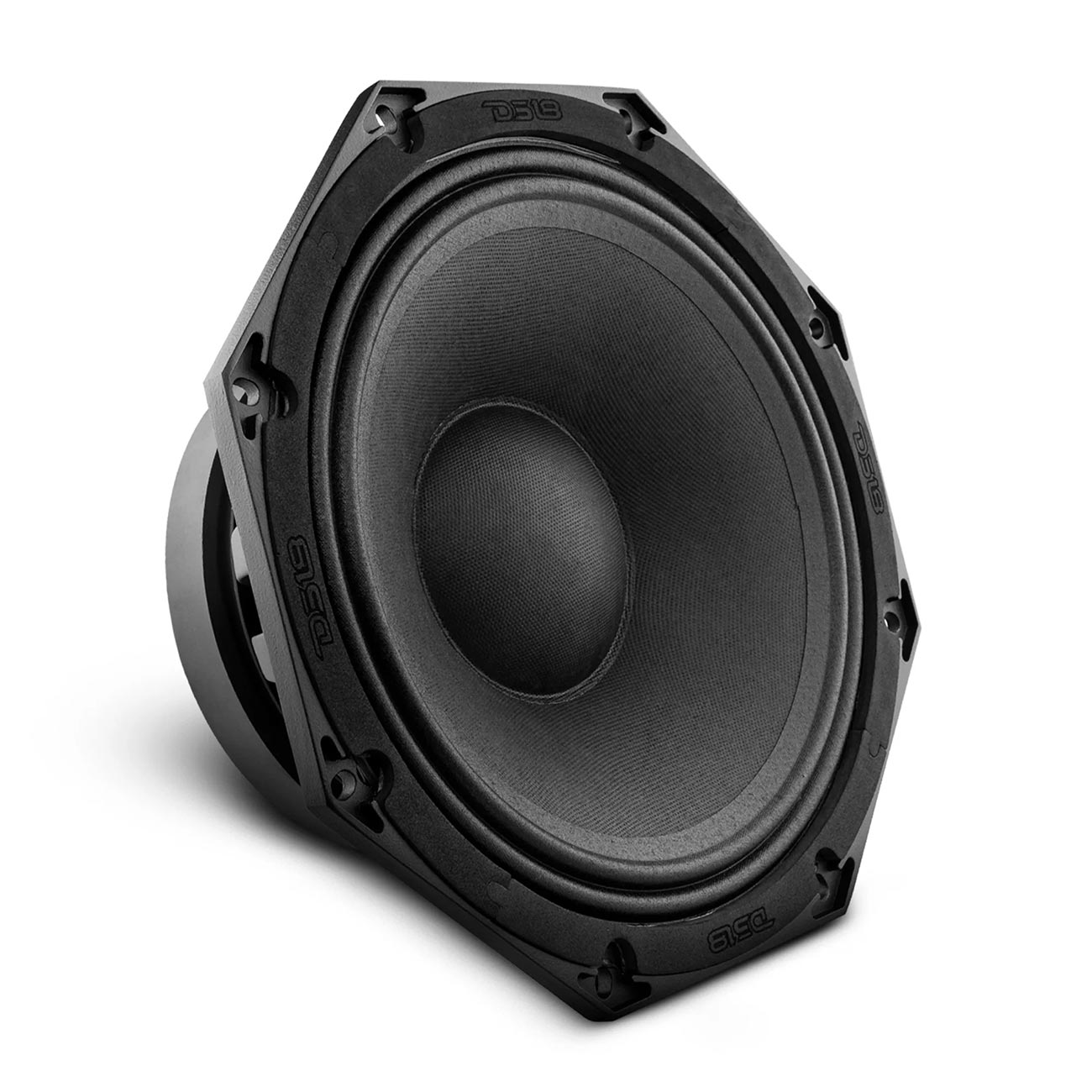 DS18 Octagonal 10″ Midrange Speaker, 500W RMS/1000W Max, 8 Ohm (Sold Each)