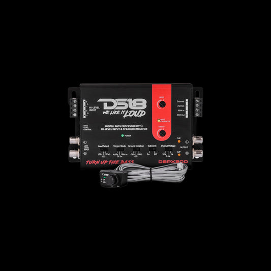 DS18 Digital Bass Processor with Hi to Low Signal Converter & Speaker Emulator