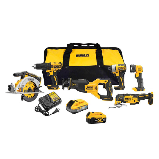 DeWalt 20V Max Brushless Cordless 6 Tool Combo Kit