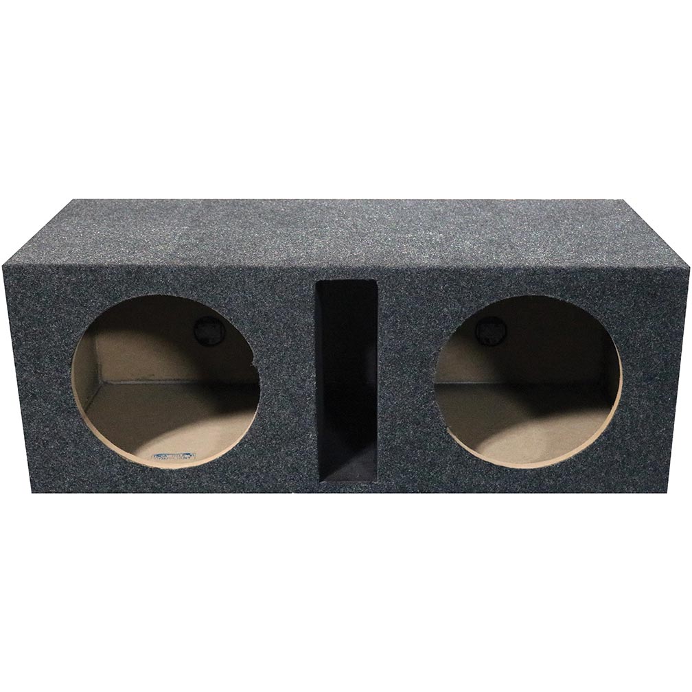 QPower Dual 12″ Slot-Ported Empty Woofer Enclosure