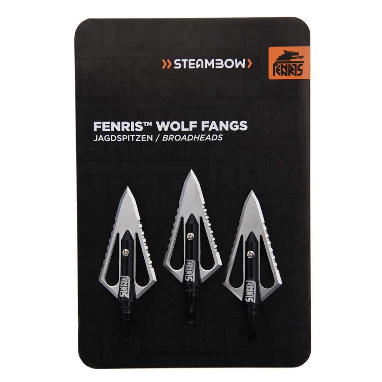 9120092210666 Steambow Fenris Broadheads Wolf Fangs  Set Of 3 Pcs