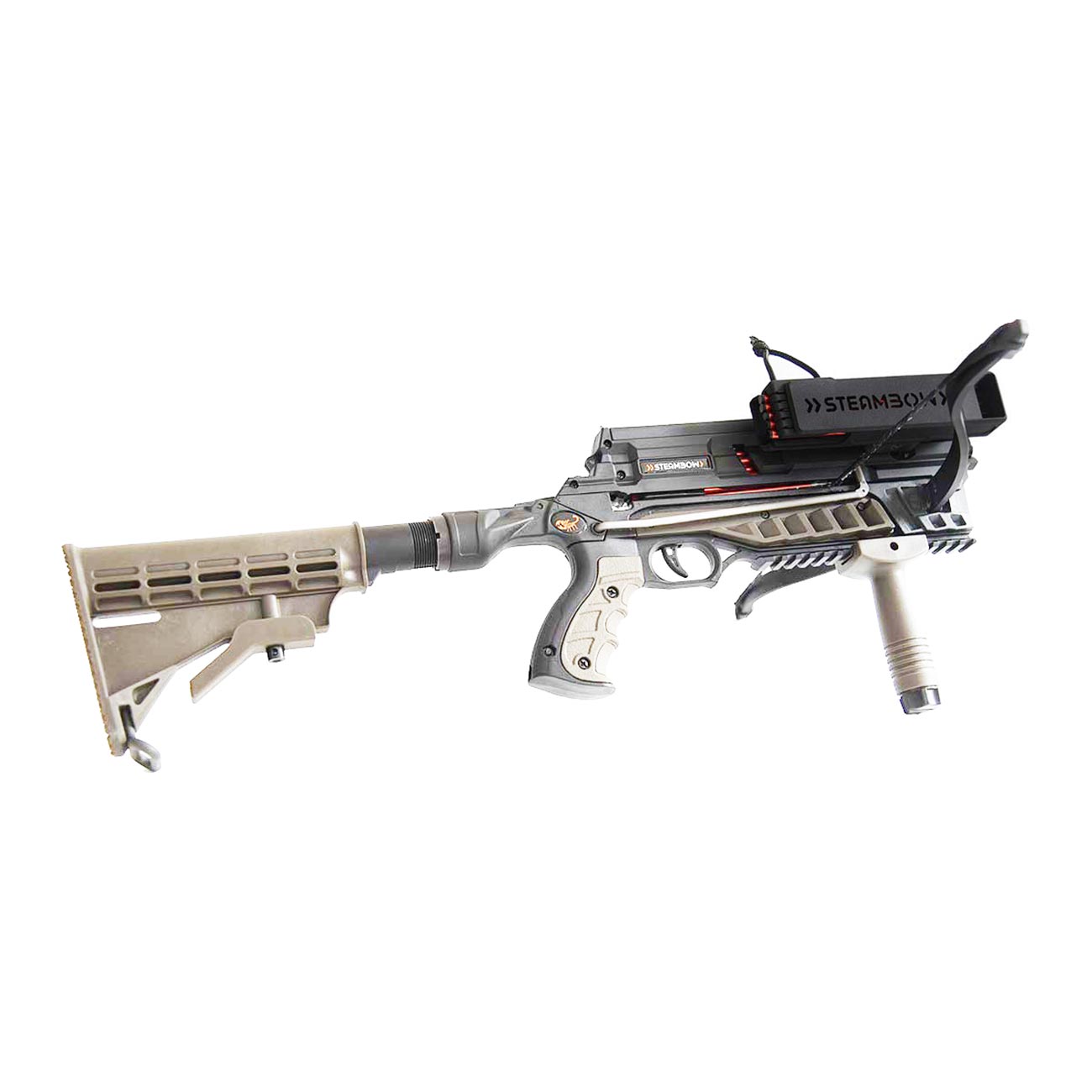 812237031326 Steambow Ar 6 Tactical Quiver With Speedloader