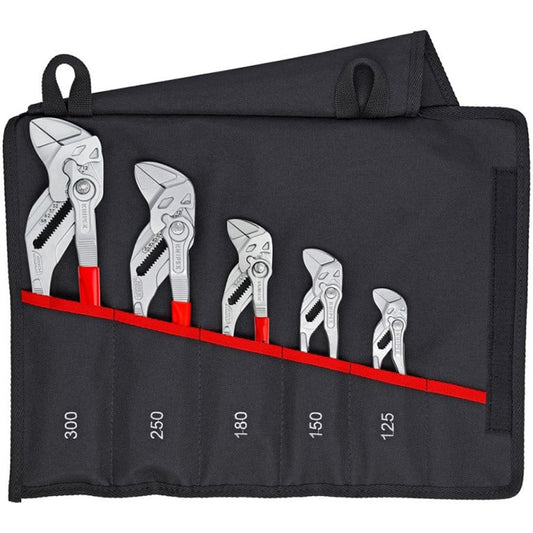 Knipex 5 Pc Pliers Wrench Set In Tool Roll