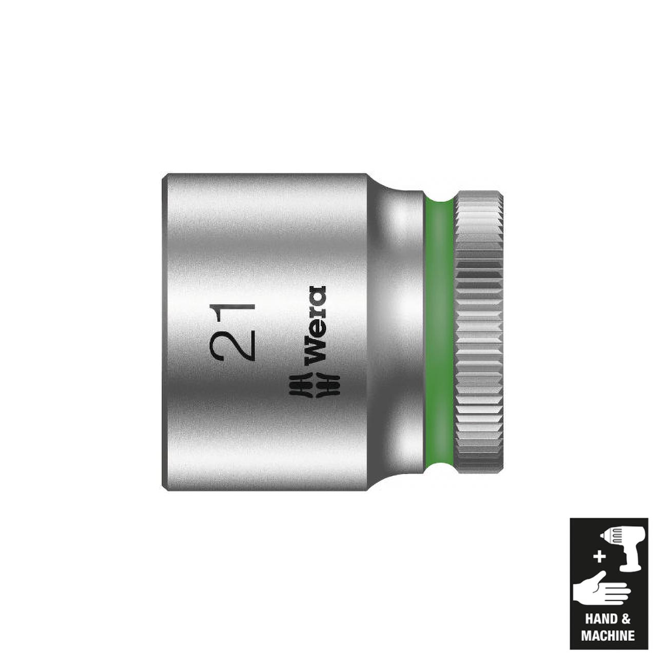 Wera Zyklop 3/8″ Drive Metric Socket – 21mm