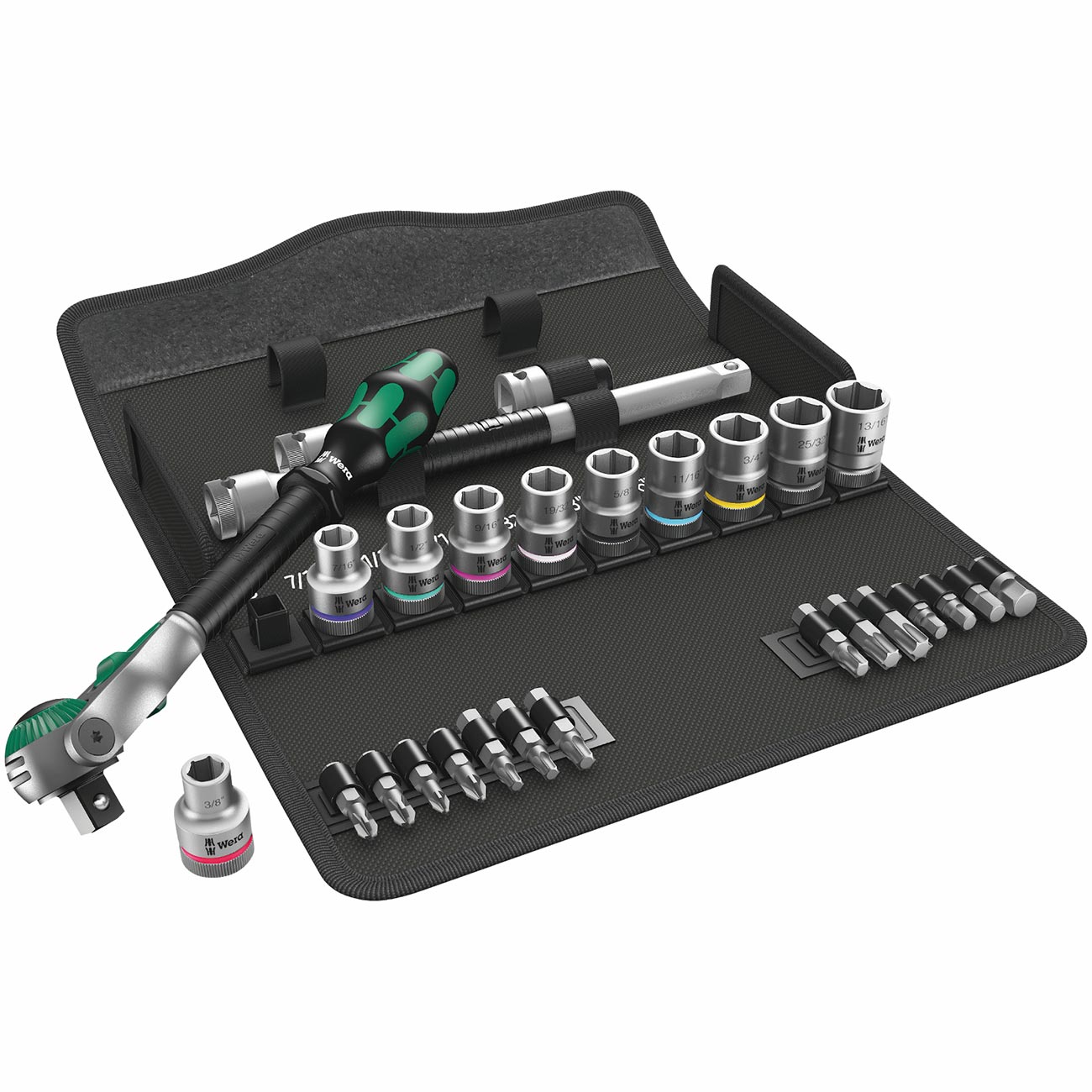 Wera 8100 Sc 9 Zyklop Speed Socket Set