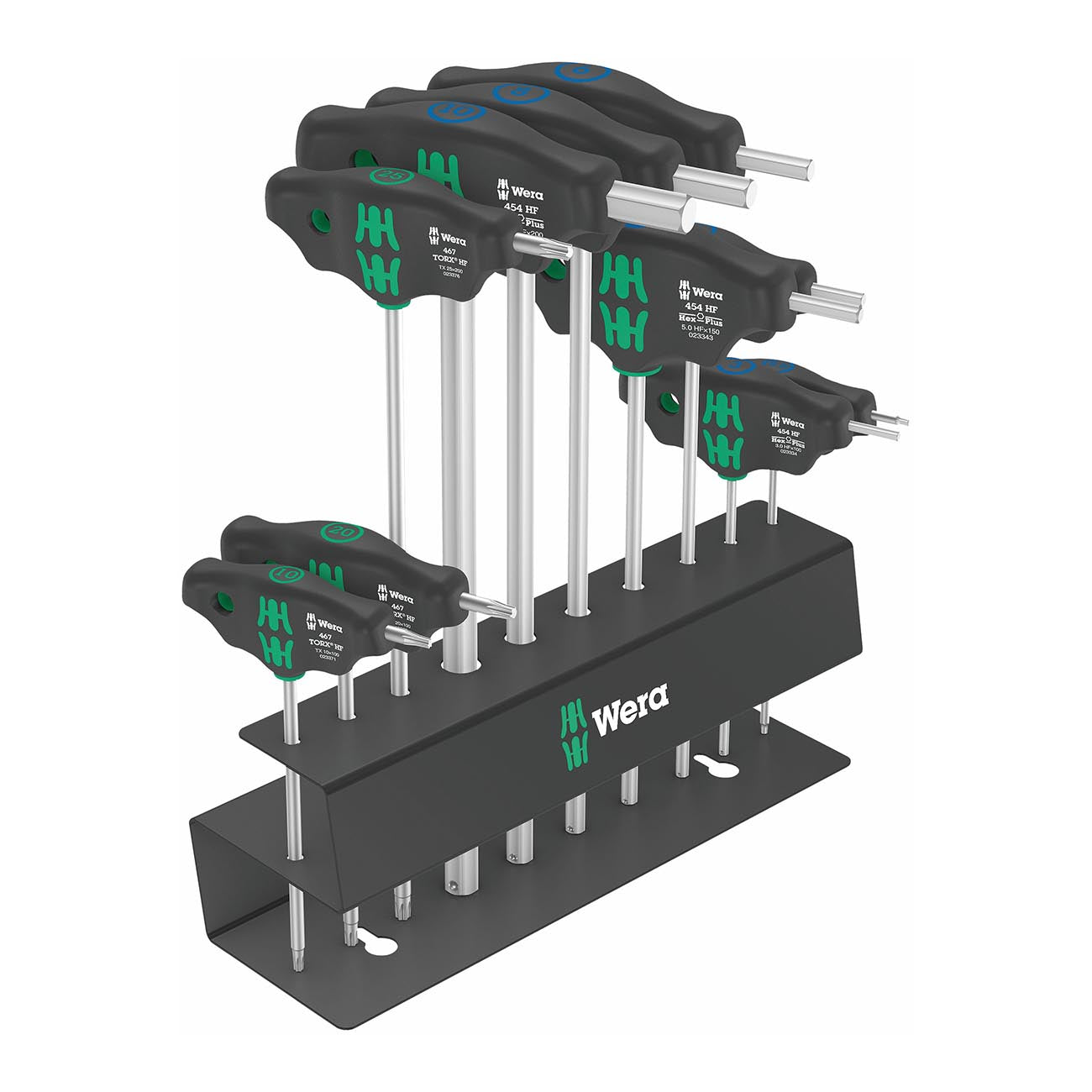 Wera 'bicycle Set 6' Metric T-handle Hex-plus Driver Set With Rack (10 Piece)