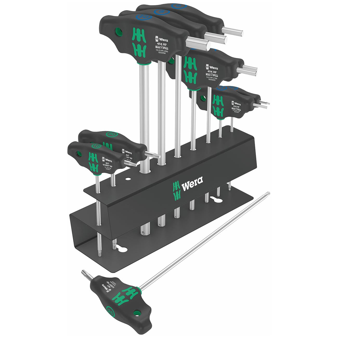 Wera 'bicycle Set 6' Metric T-handle Hex-plus Driver Set With Rack (10 Piece)