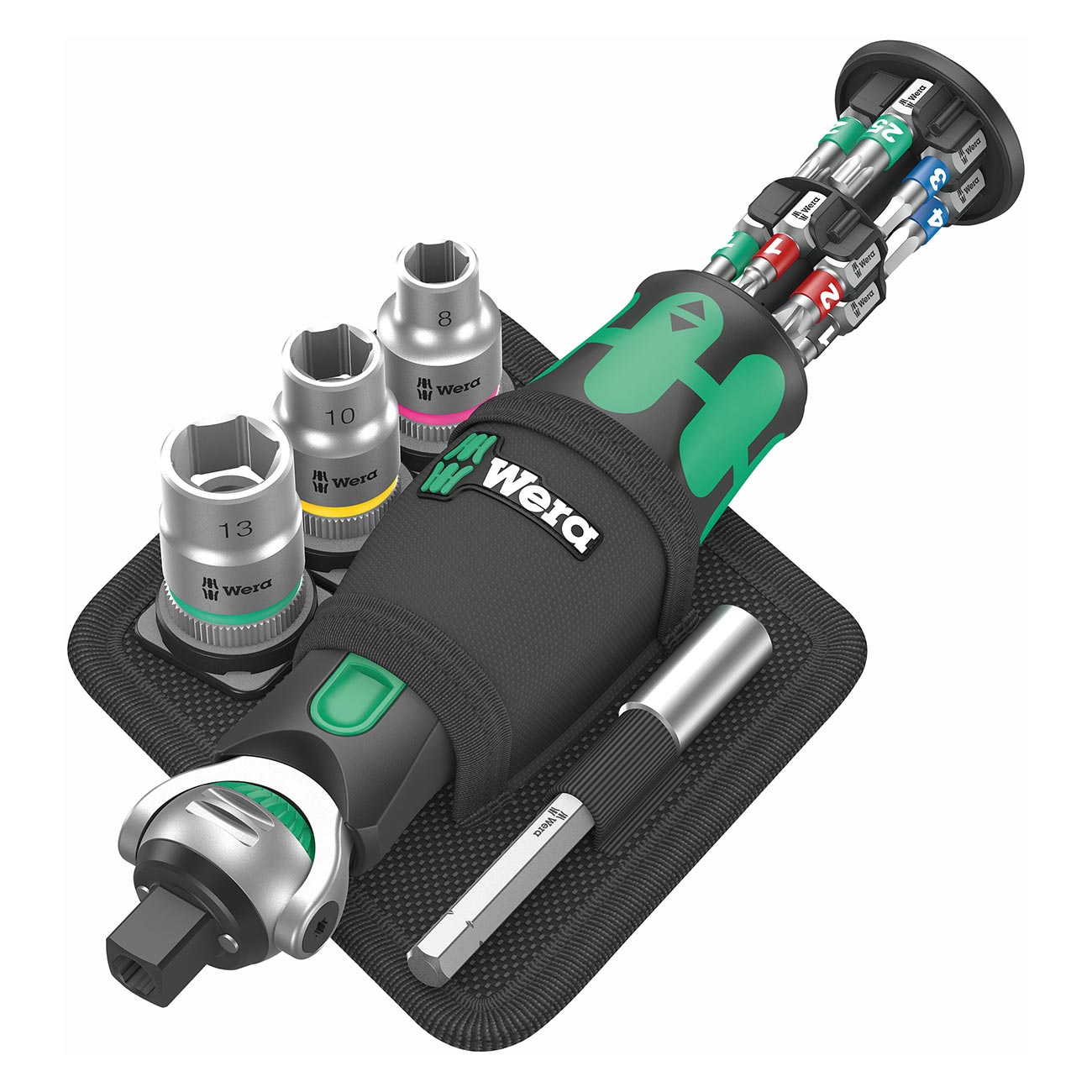 Wera Zyklop Pocket Set 2 Ratchet Set (18-piece Set)