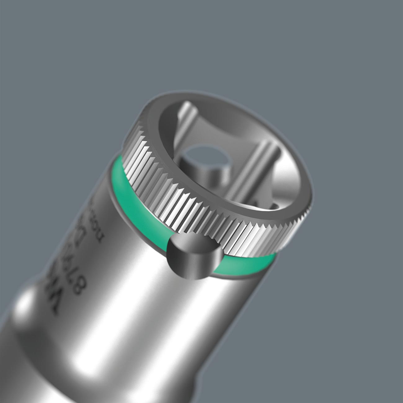 Wera Deep Socket 1/4" Drive 6 Point Socket - 7 X 50mm