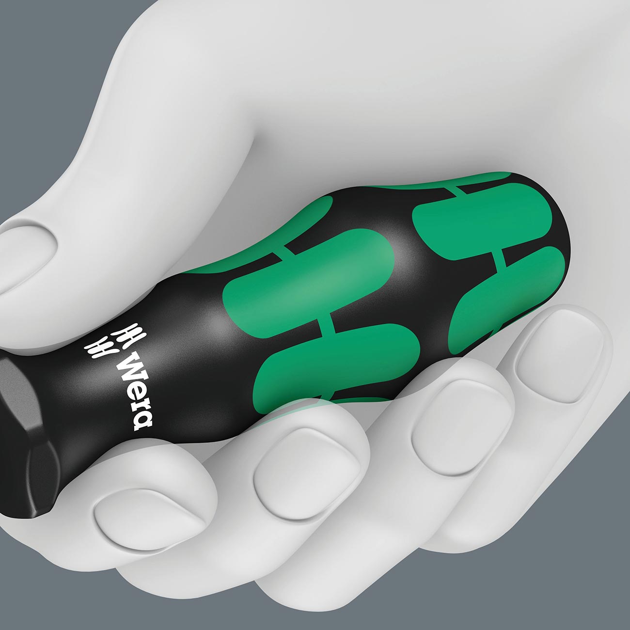 Wera Kraftform Screwdriver: Pozidriv Pz1 X 80mm (with Lasertip)