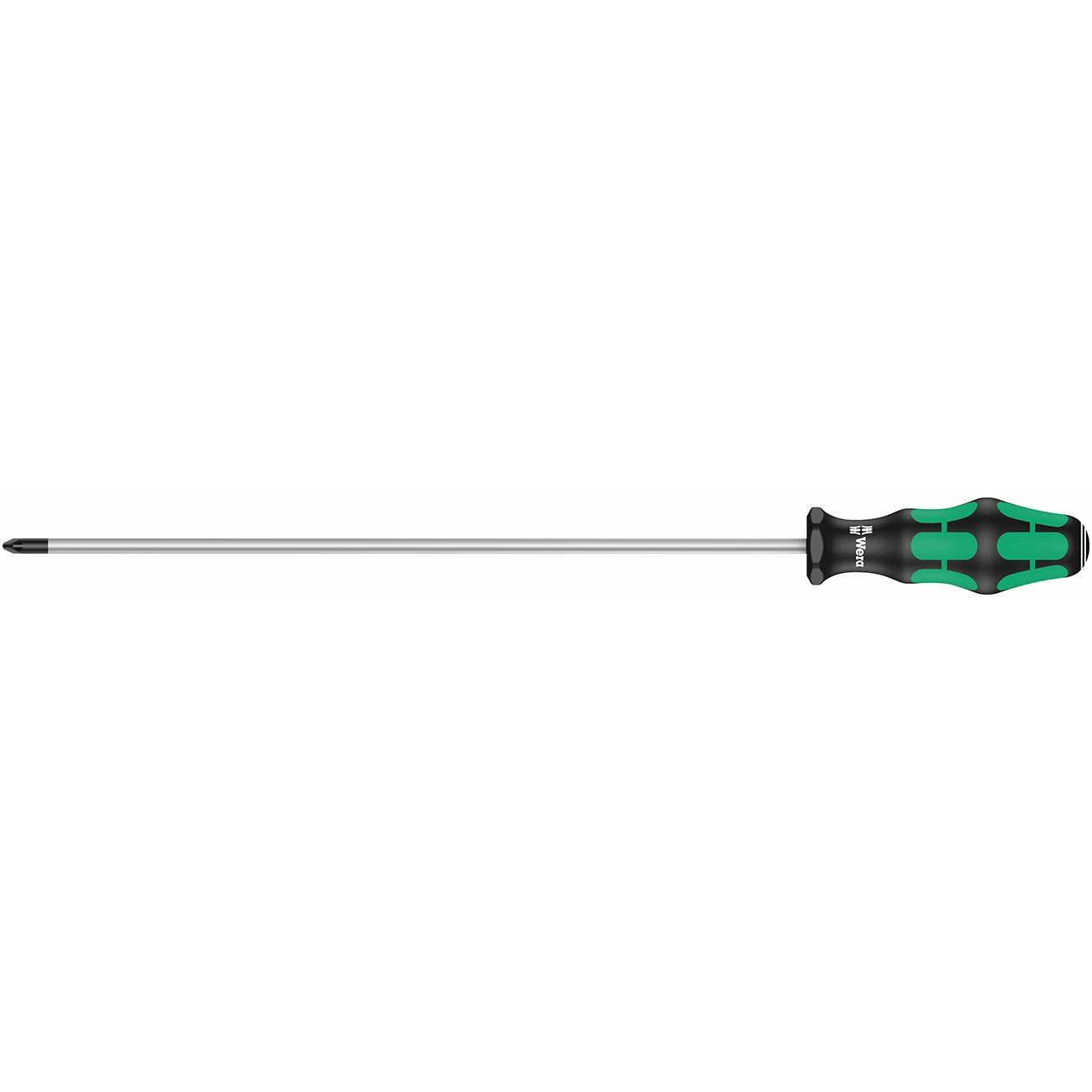 Wera Kraftform Screwdriver: Pozidriv Pz2 X 300mm (without Lasertip)