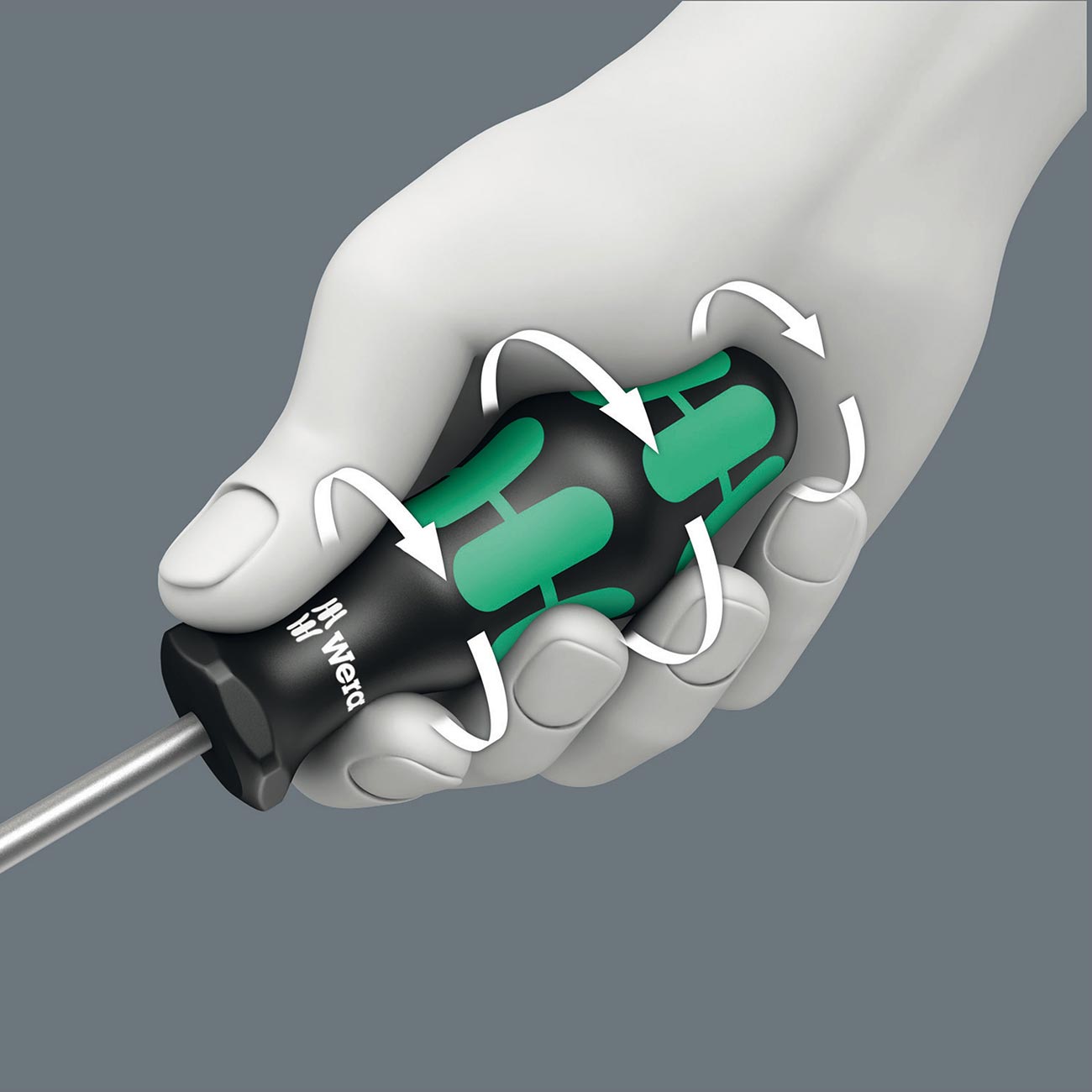 Wera Kraftform Screwdriver: Pozidriv Pz2 X 300mm (without Lasertip)