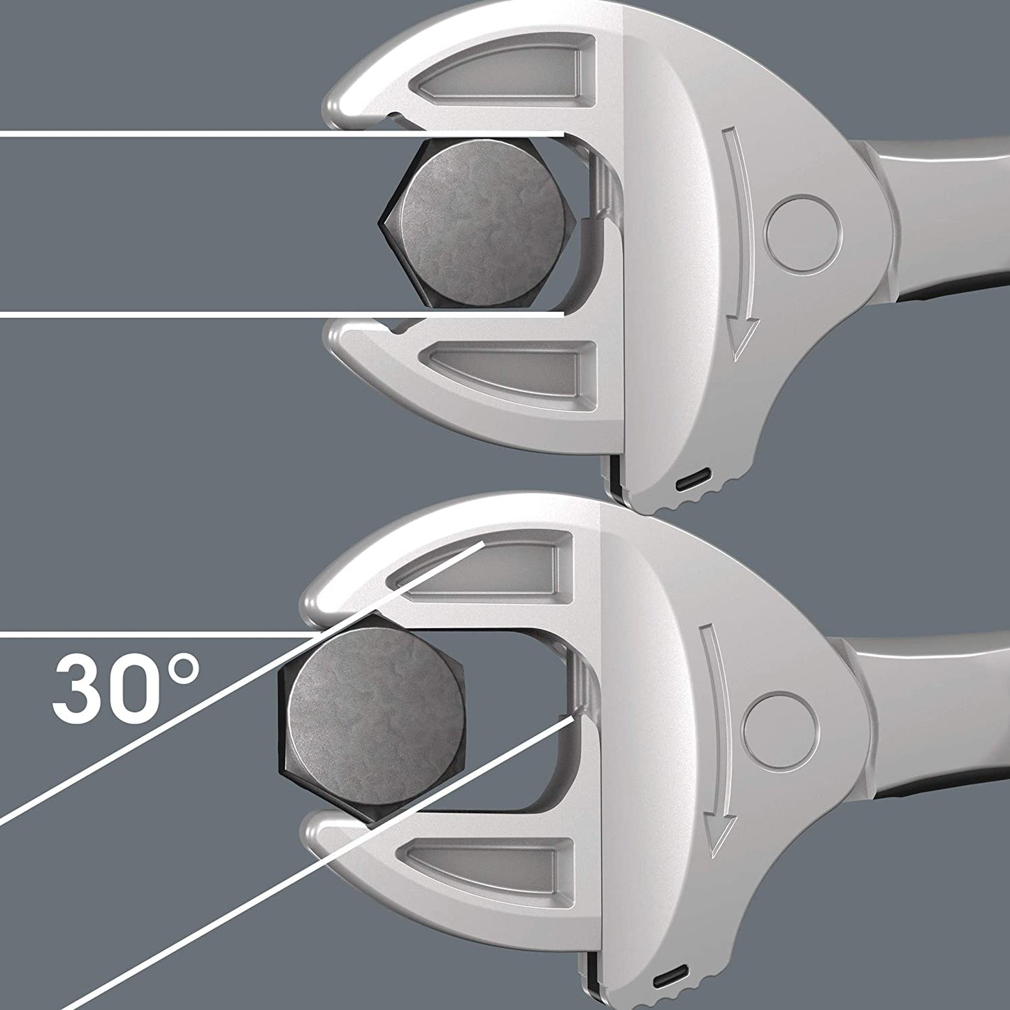 Wera Joker L Self-setting Combination Wrench: 16 - 19mm 5/8" - 3/4"