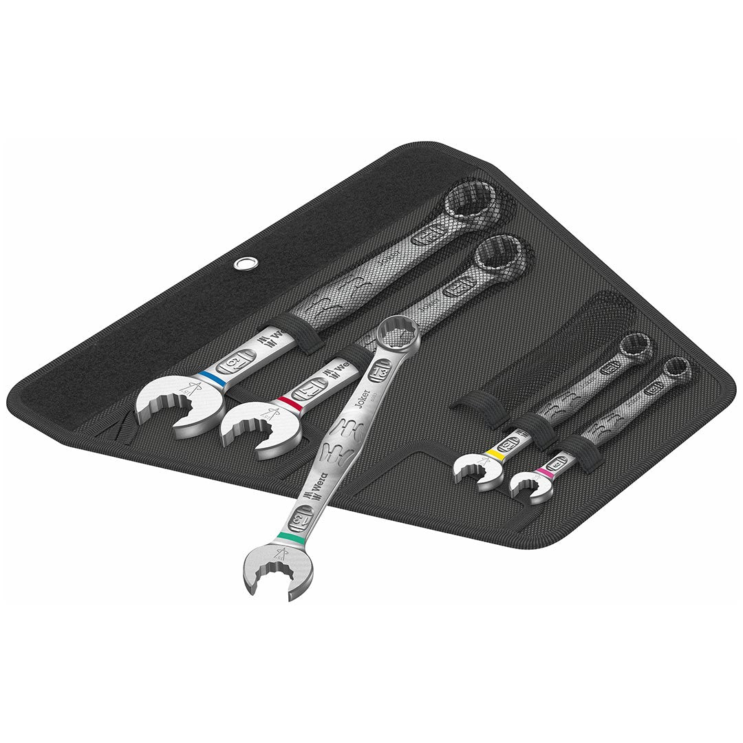 Wera Metric Combination Wrench Set (5 Piece Set)