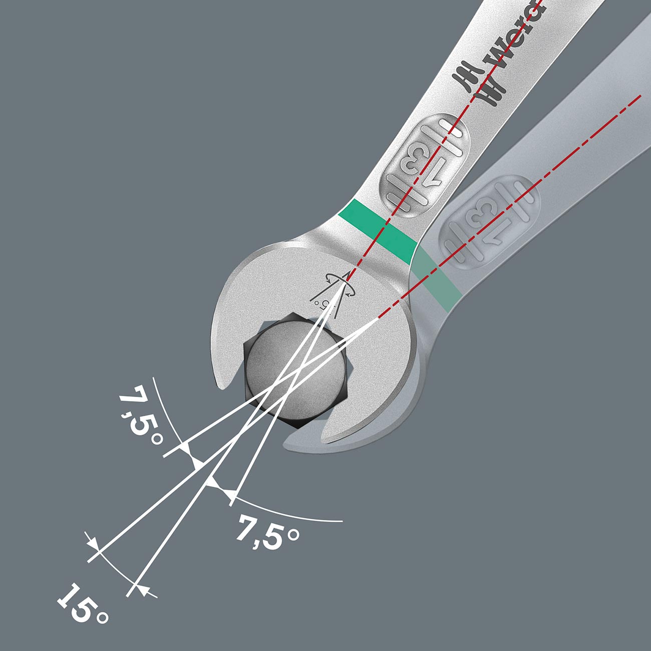 Wera Joker Metric Combination Wrench – 21 Mm X 260 Mm