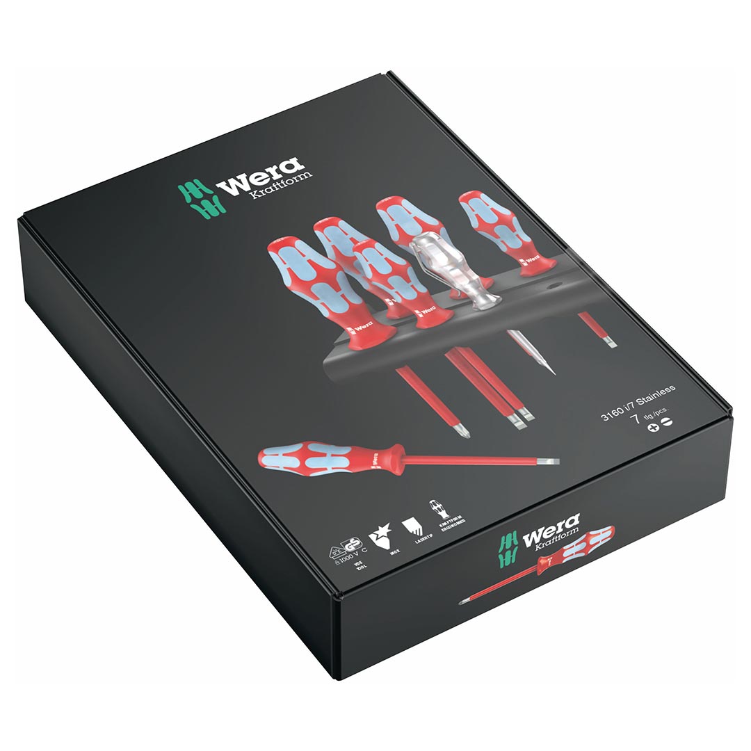 Wera 3160i/3165i/6 Vde-insulated Screwdriver Set