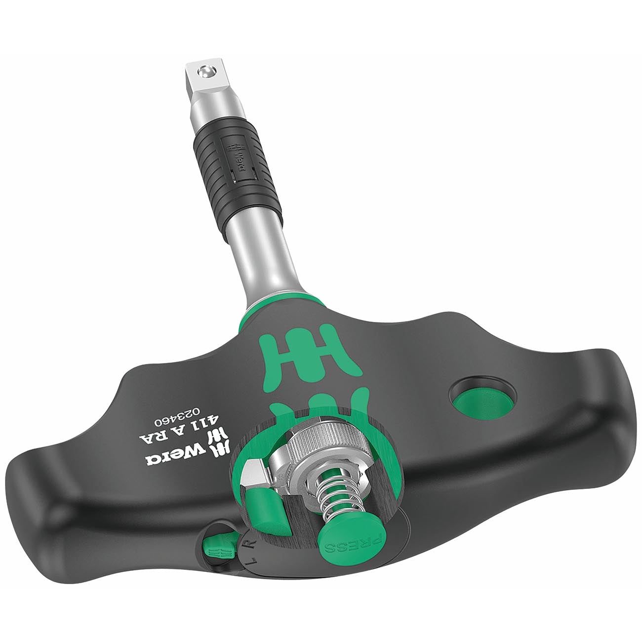 Wera T-handle Socket Driver Adapter With Ratchet Function (1/4"  Drive)