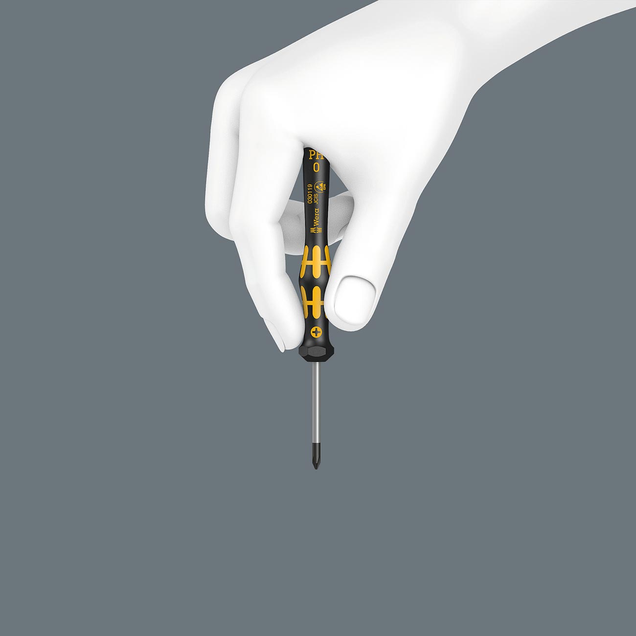 Wera Esd-safe Micro Screwdriver: Slotted 0.16 X 0.8 X 40mm