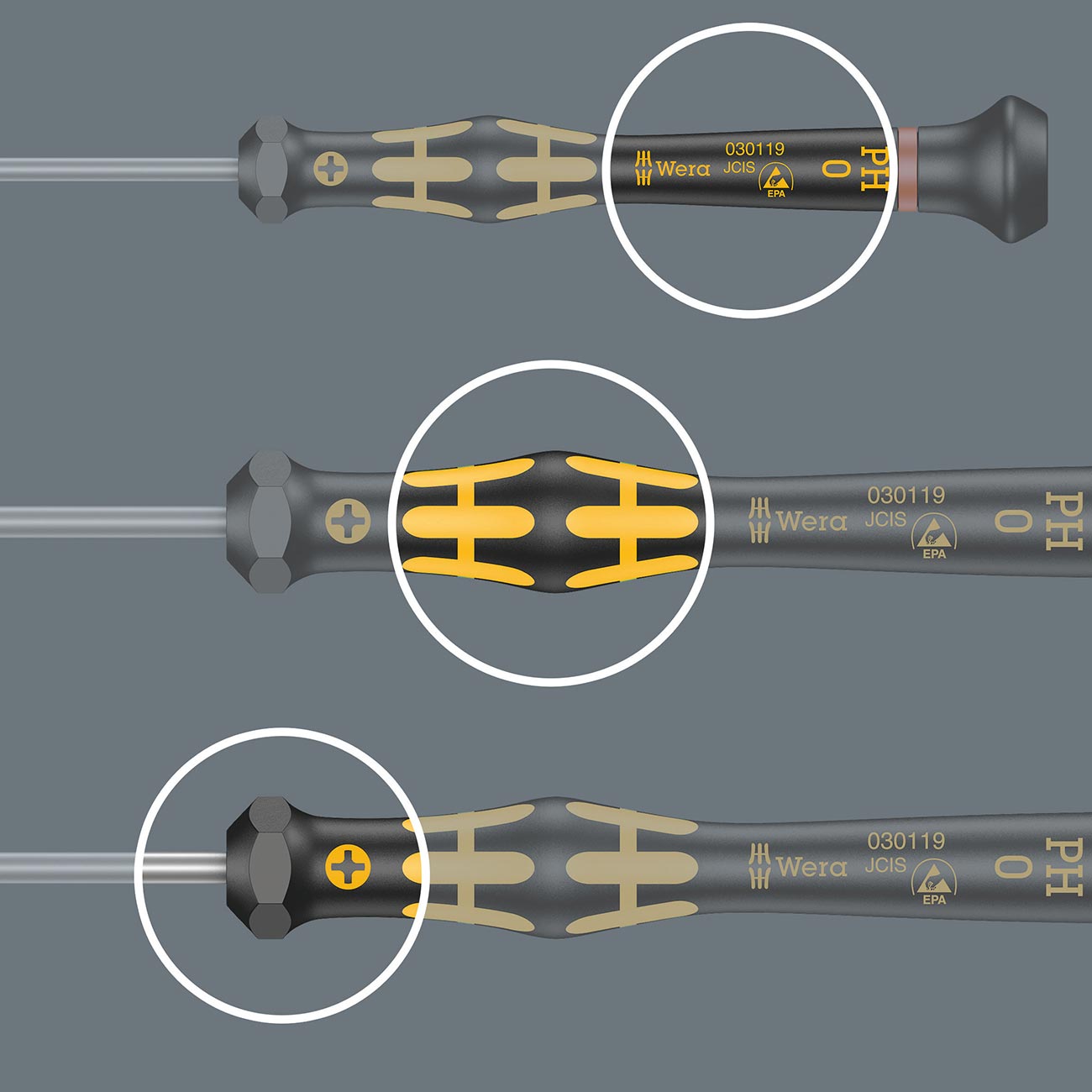 Wera Kraftform Esd Precision Micro Screwdriver: Torx Tx6