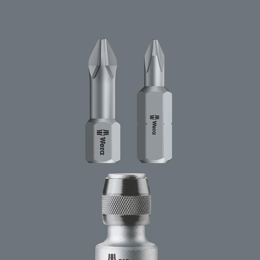 Wera 3/8" Drive Hexagon Bit Adaptor With Quick-release Chuck