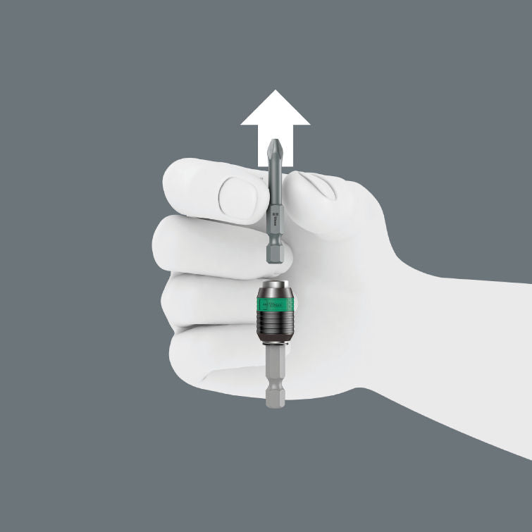 Wera Bitholding Screwdriver Handle With Quick Release Magnetic Bit Holder