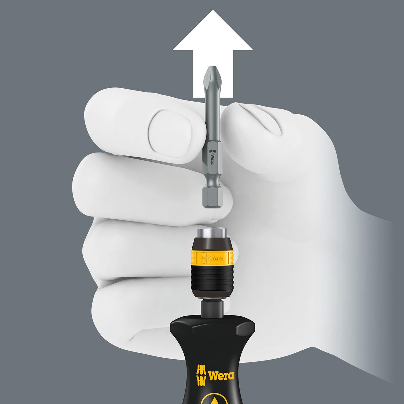 Wera Esd-safe Bitholding Screwdriver - 1/4" Drive (non-magnetic)