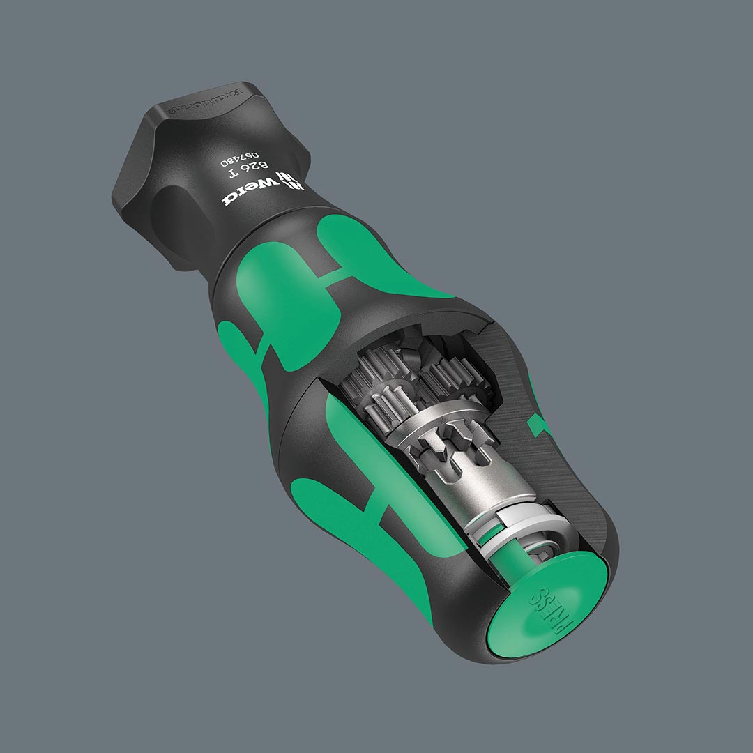 Wera Bit-holding Screwdriver Handle With Rapidaptor Quick-release