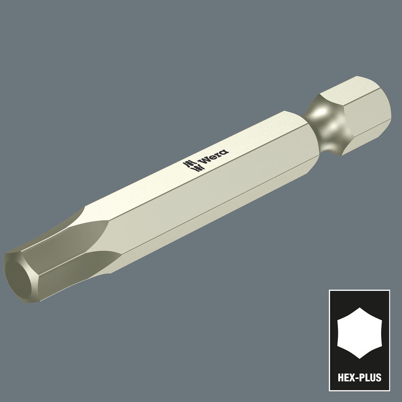 Wera Series 4 3840/4 Stainless Bit Hexagon 4mm 1/4in Drive