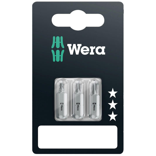 Wera Pozidriv Screwdriver Bits (3 Piece Set)