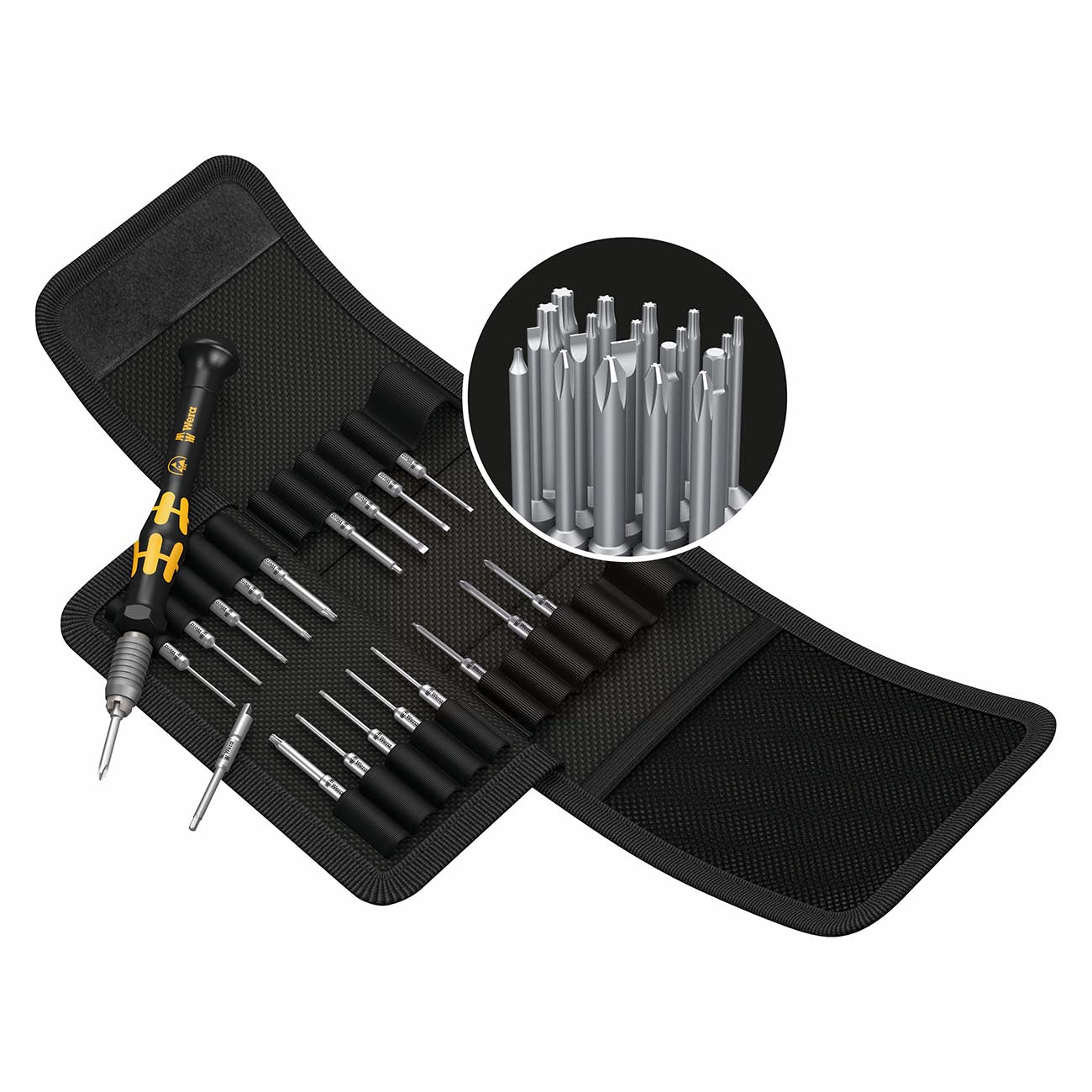 Wera Esd-safe Bitholding Precision Screwdriver Set (20-piece Set)