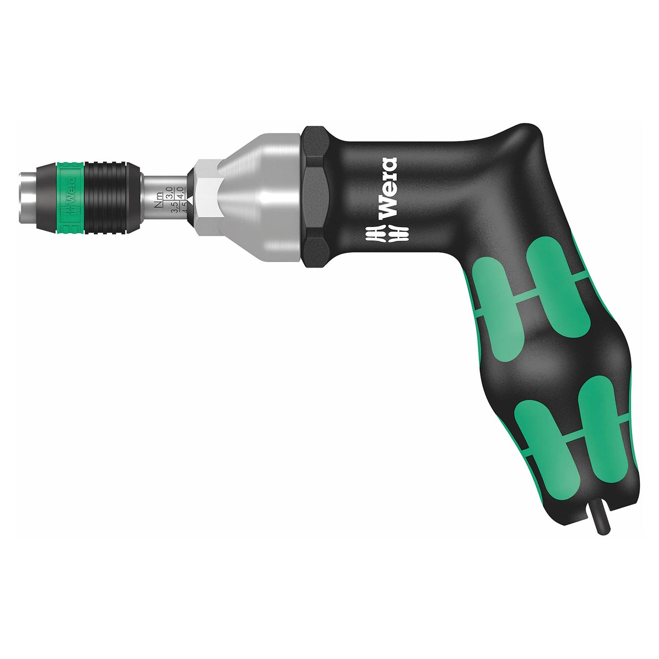 Wera Adjustable Torque Pistol Handle Screwdriver Handle With Quick-release Chuck (nm Scale)