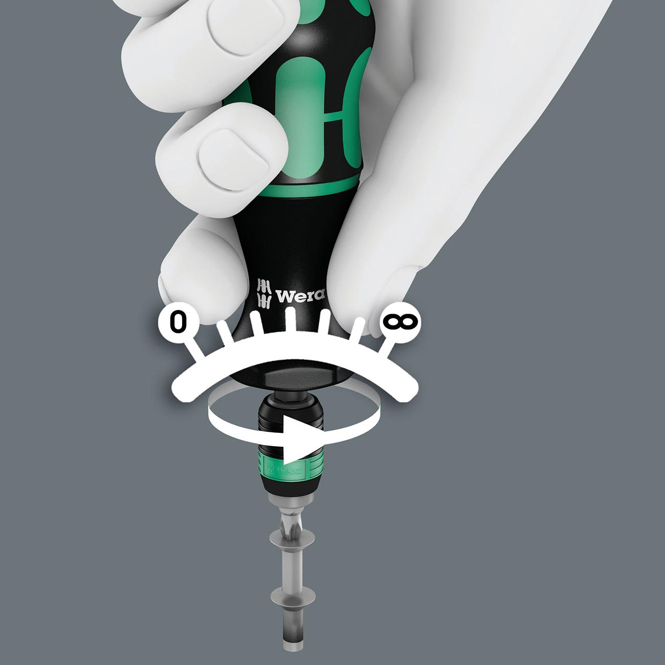 Wera Adjustable Torque Screwdriver With Quick Release Chuck (in-lbs)