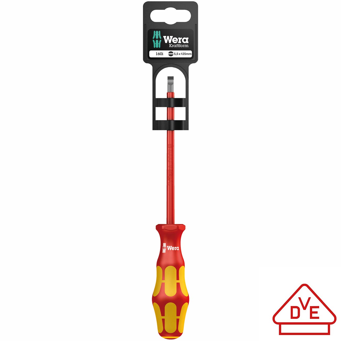 Wera 160i 1.0 X 5.5 X 125 Mm Hang-tag Screwdriver