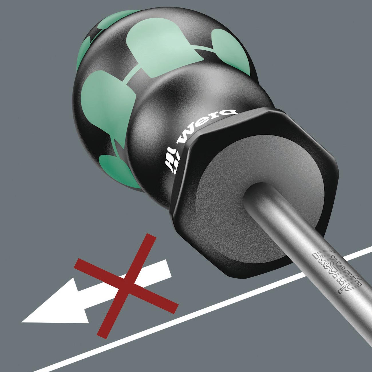 Wera Screwdriver: Pozidriv Pz #2 X 100 Mm (on Hang-tag)