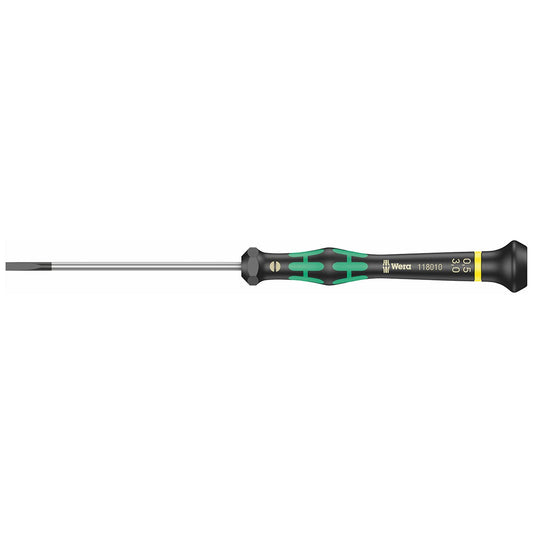 Wera 2035 Slotted Screwdriver For Precision Electronic Applications