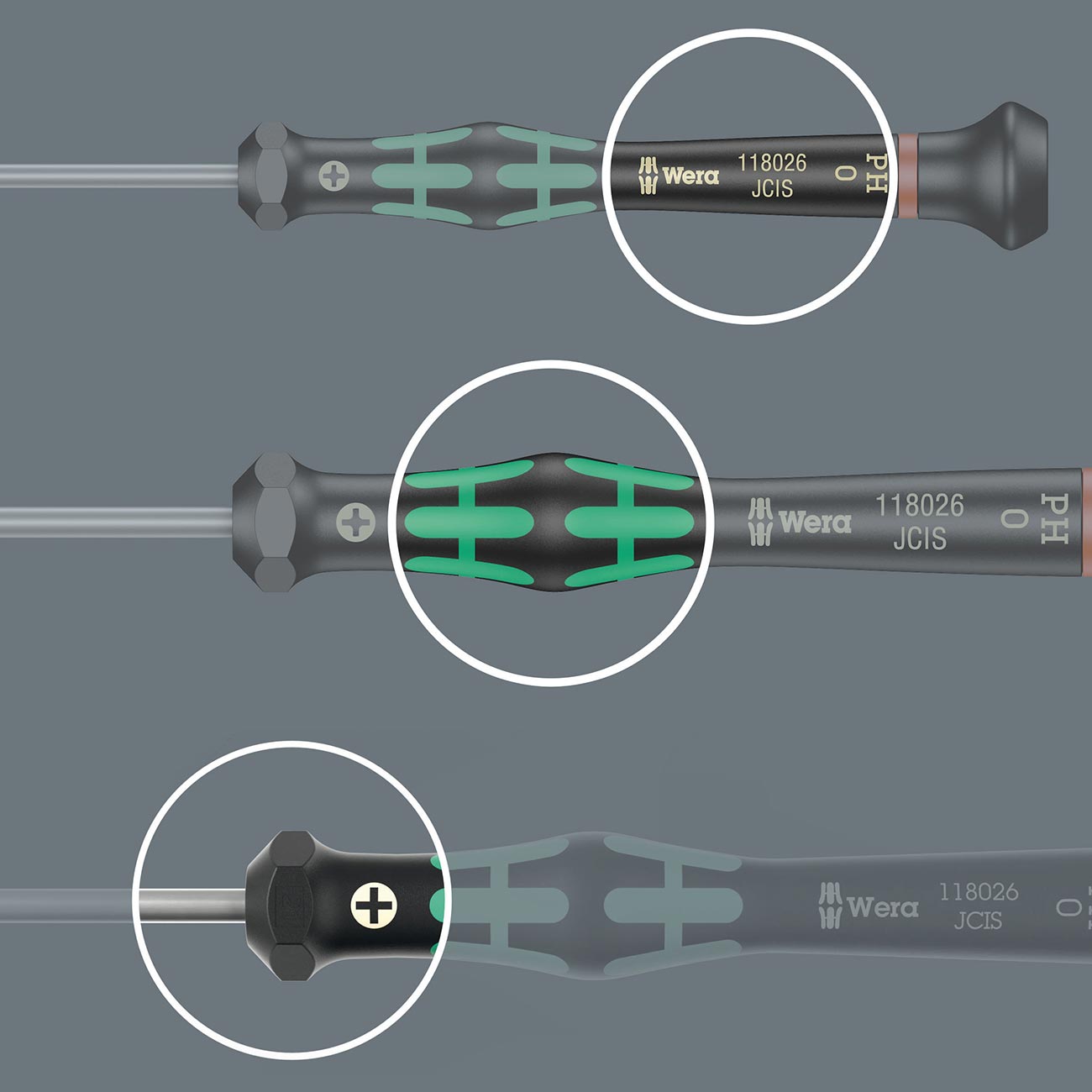 Wera 2035 Slotted Screwdriver For Precision Electronic Applications