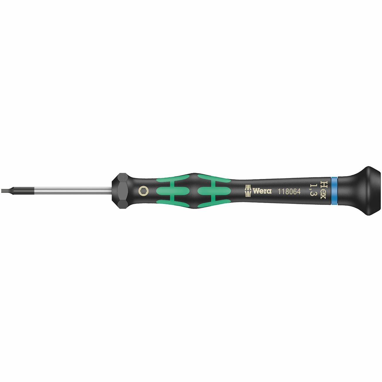 Wera Micro Electronics Precision Metric Hex-plus Screwdriver – 1.3mm X 40mm