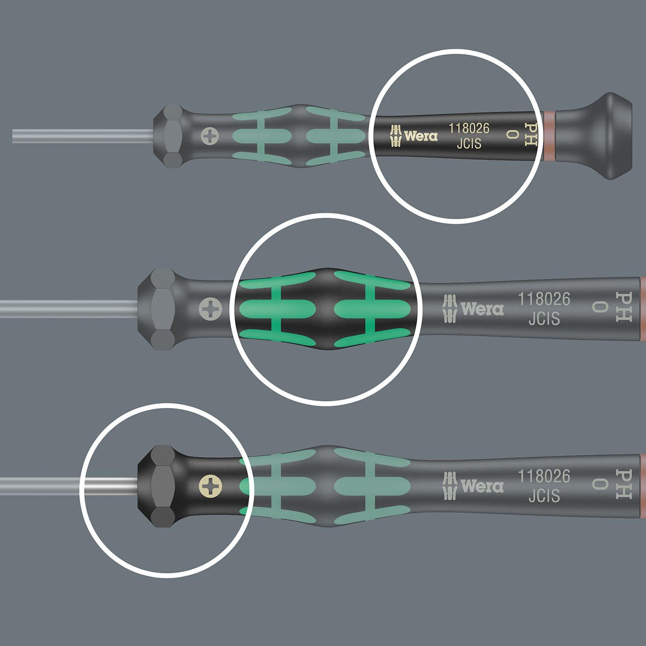 Wera Micro Electronics Precision Sae Hexplus Screwdriver - 0.05" X 40mm