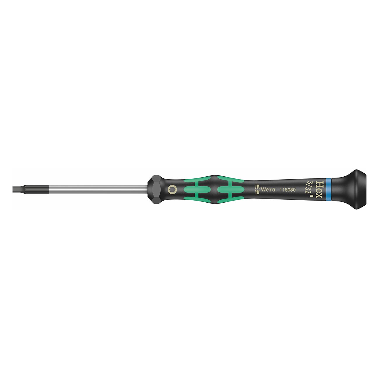 Wera Micro Electronics Precision Sae Hex-plus Screwdriver – 3/32" X 60mm