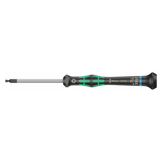 Wera Precision Screwdriver: Ball-end Hex 3/32" X 60 Mm