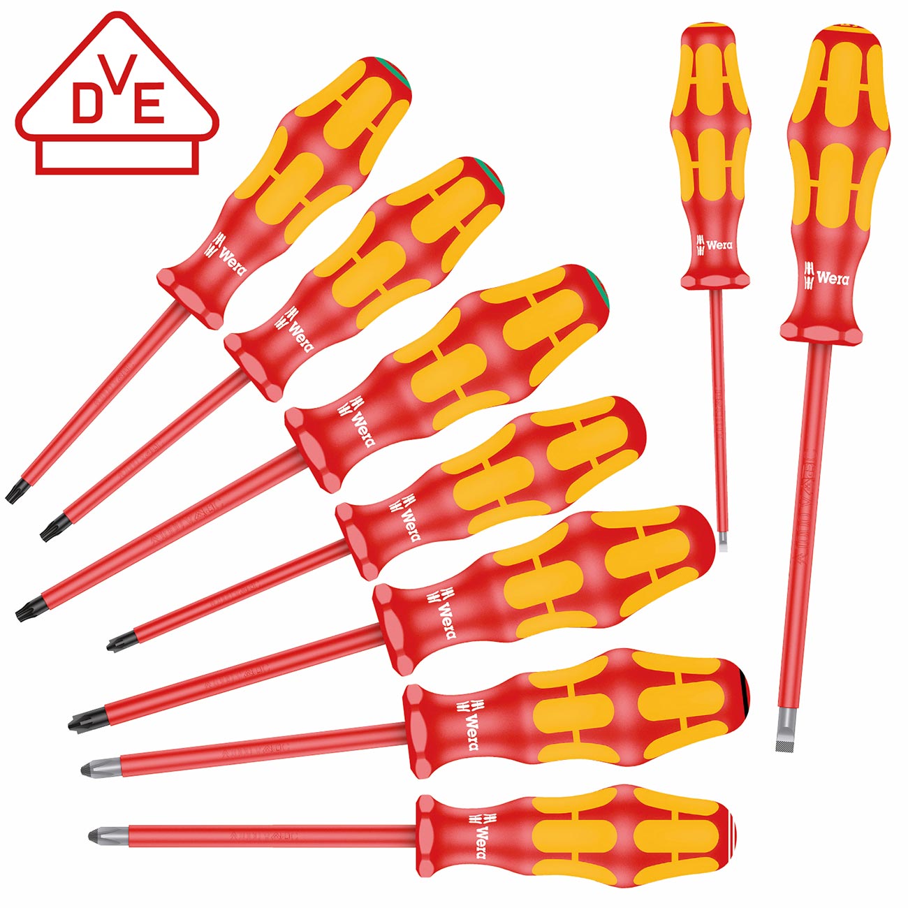 Wera Insulated Screwdriver Set With Lasertip (9 Piece)