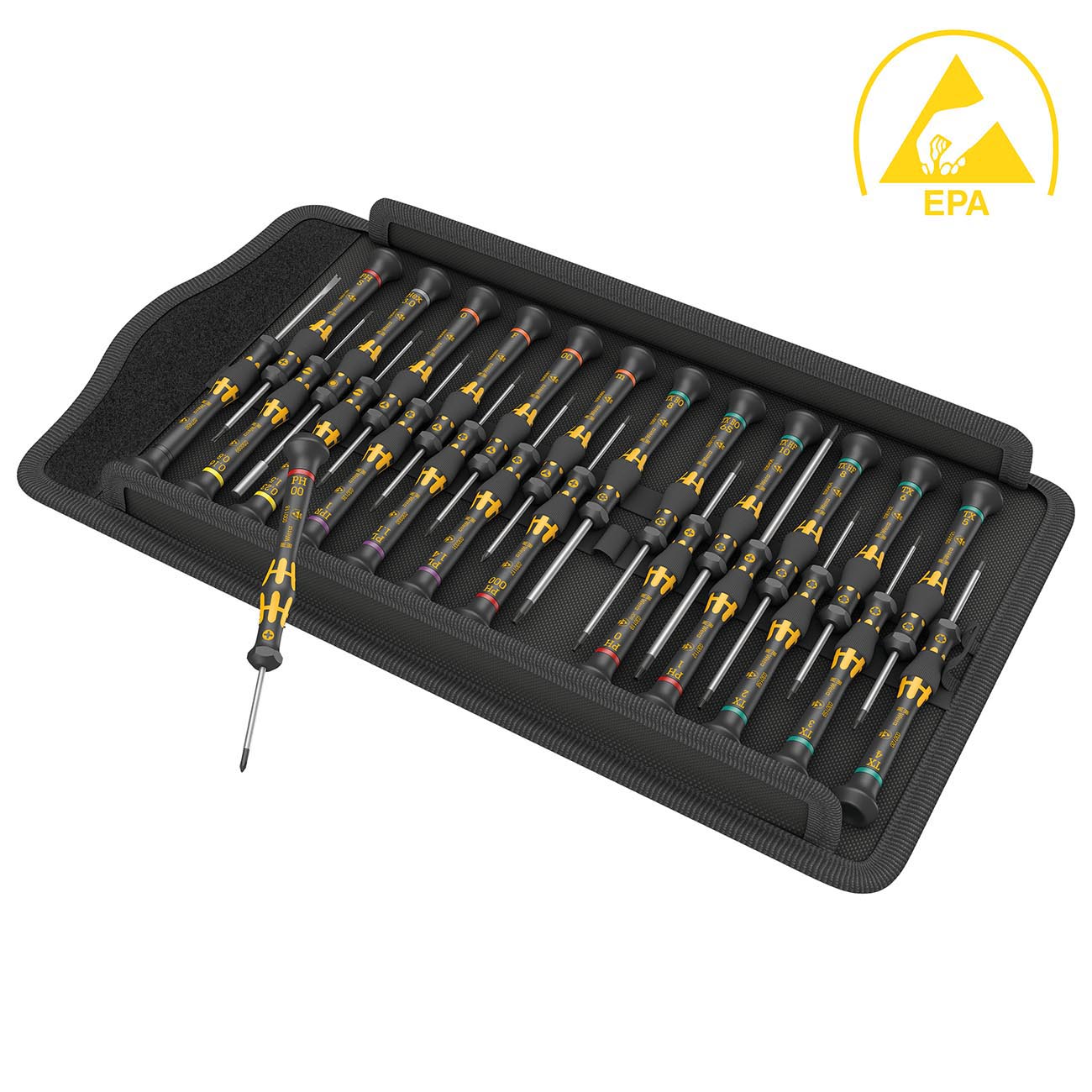 Wera Kraftform Micro Esd big-pack For Electronics (25 Piece Set)