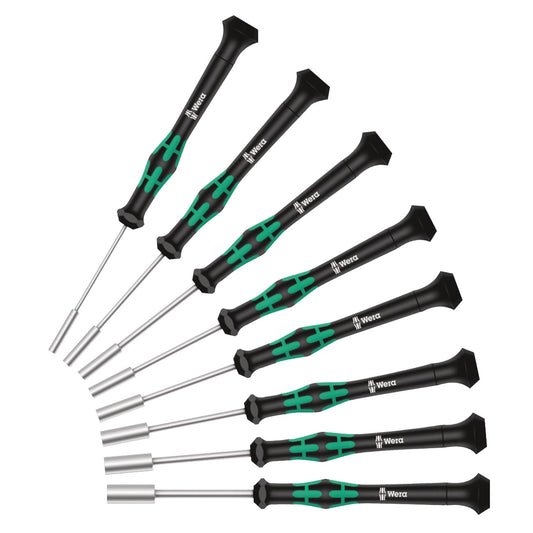 Wera Micro Electronics Precision Sae Nutdriver Set (8 Piece)