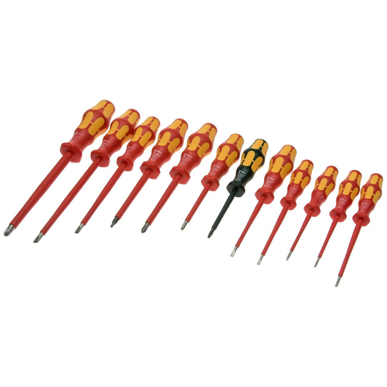 Wera Kraftform Insulated Screwdriver Set (12-piece Set)