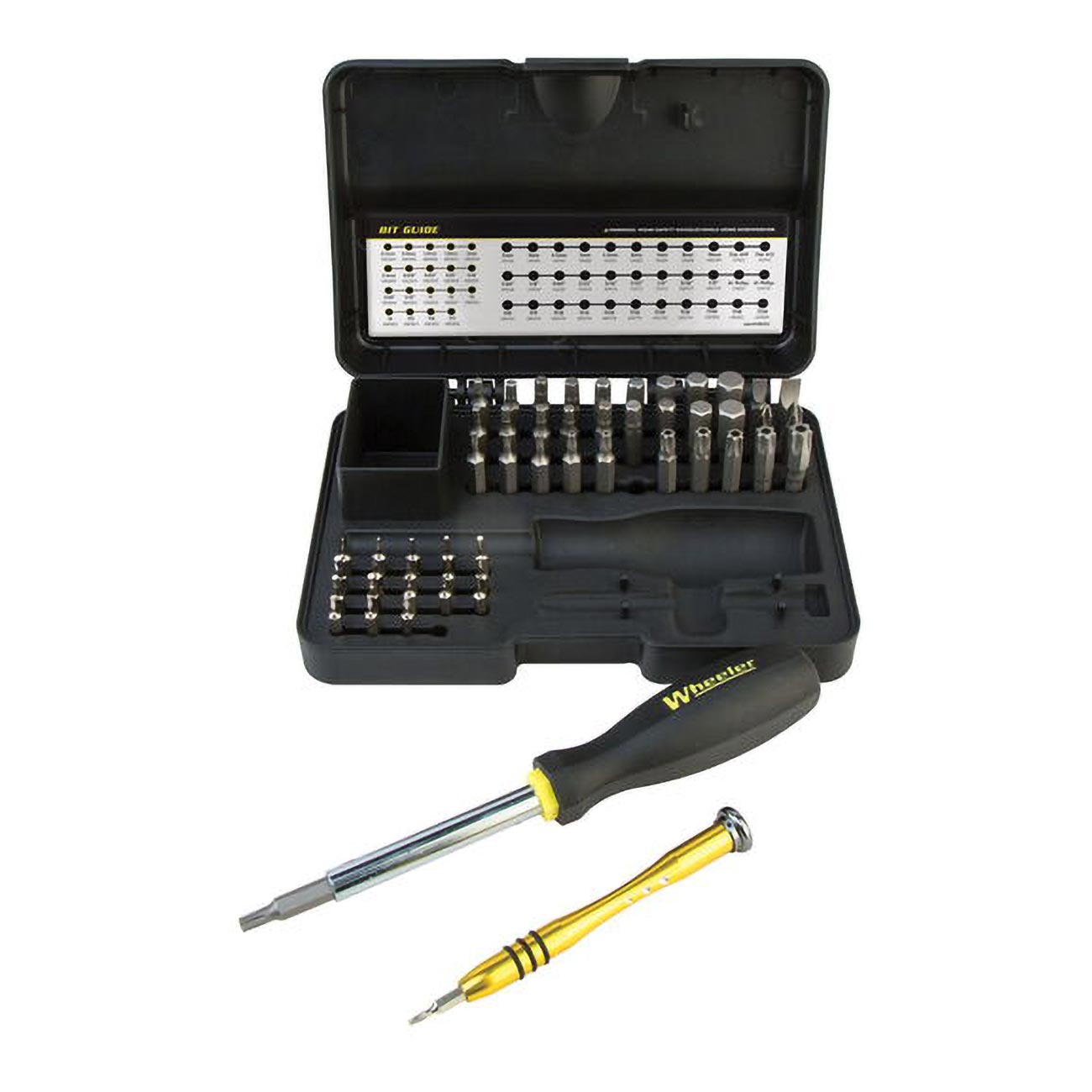 Wheeler Sae/metric Hex And Torx Screwdriver Bit Set (55 Piece Set)