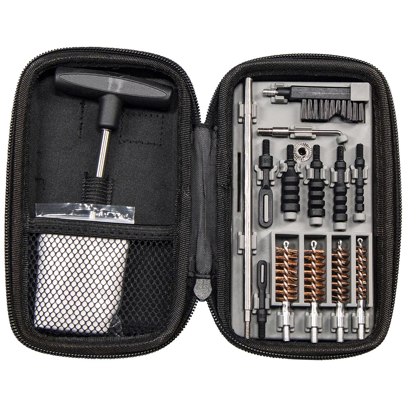 Tipton Compact Pistol Cleaning Kit For 9mm 10mm .22 .357 .38 .40 And .45 Caliber Handguns