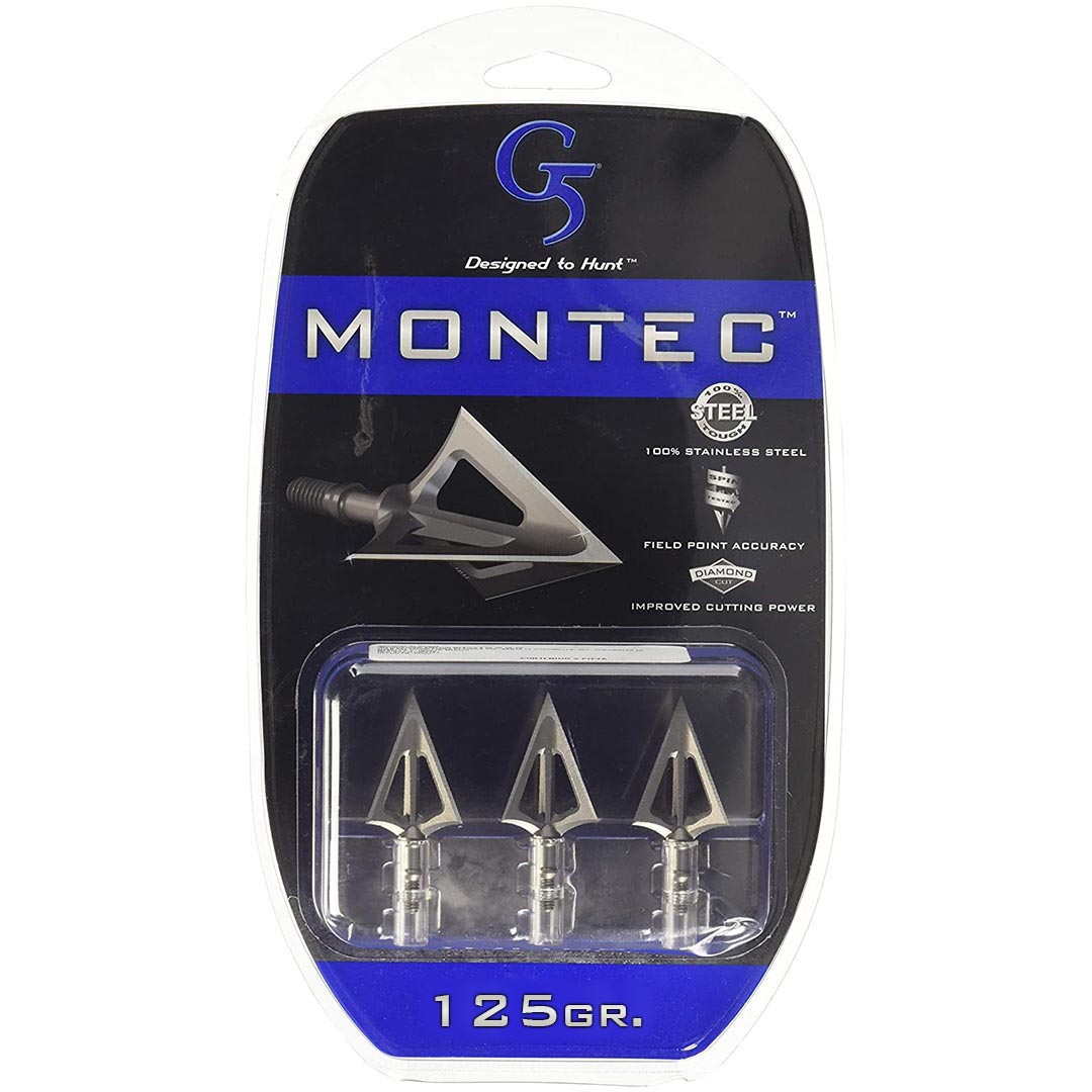 G5 Outdoors Montec Broadhead - 125 Grain (3-pack)