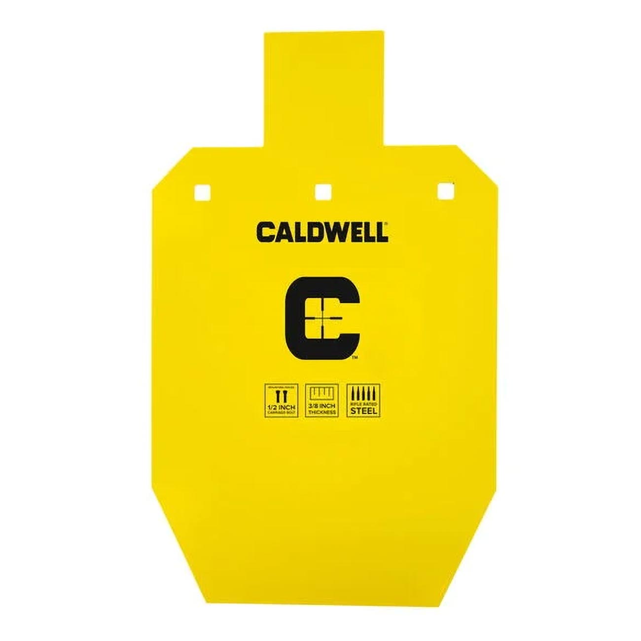 Caldwell High Caliber Ar500 Steel Targets 3/8 Inch Thickness (66% Ipsc)