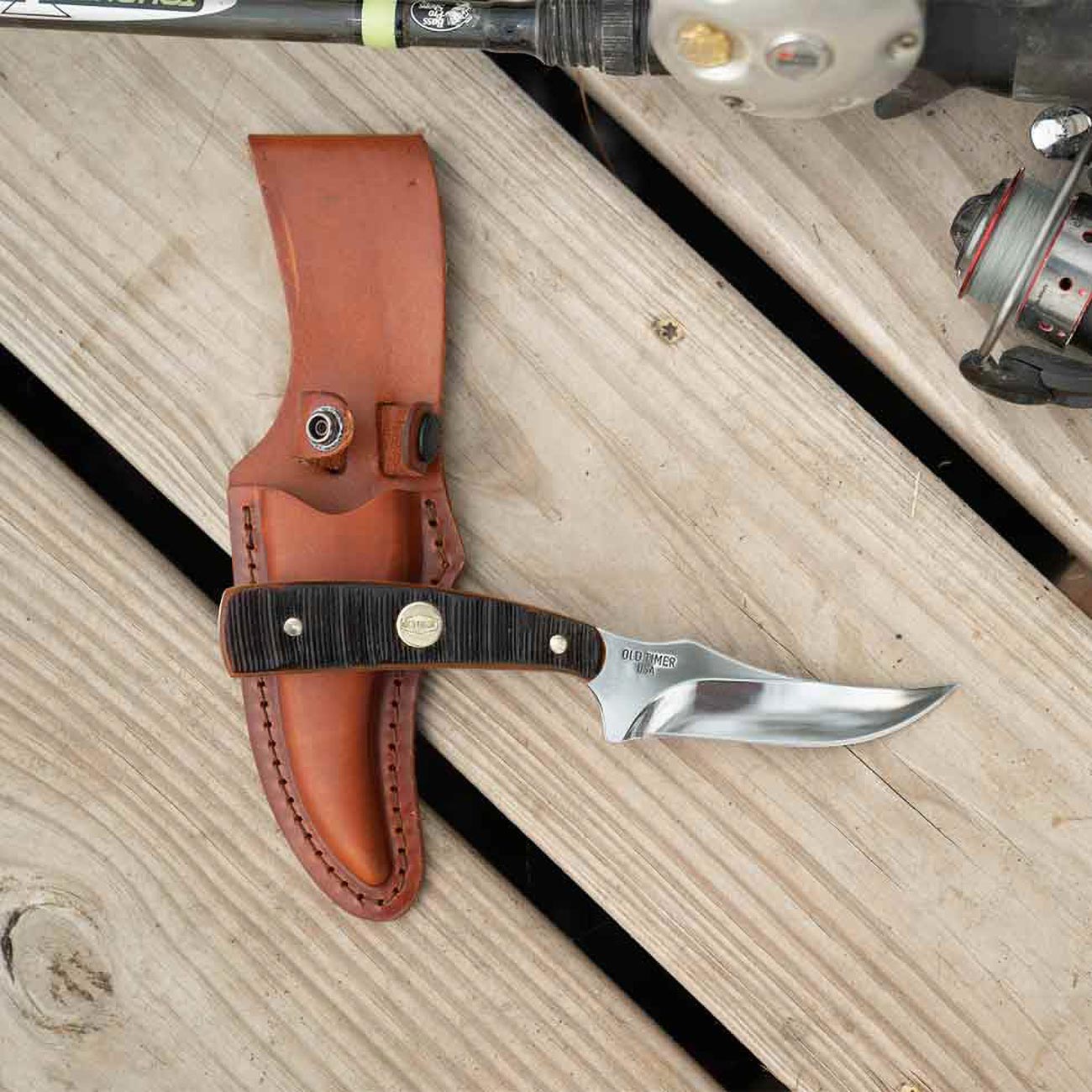 Old Timer 3.5" Fixed Blade Knife "sharpfinger"