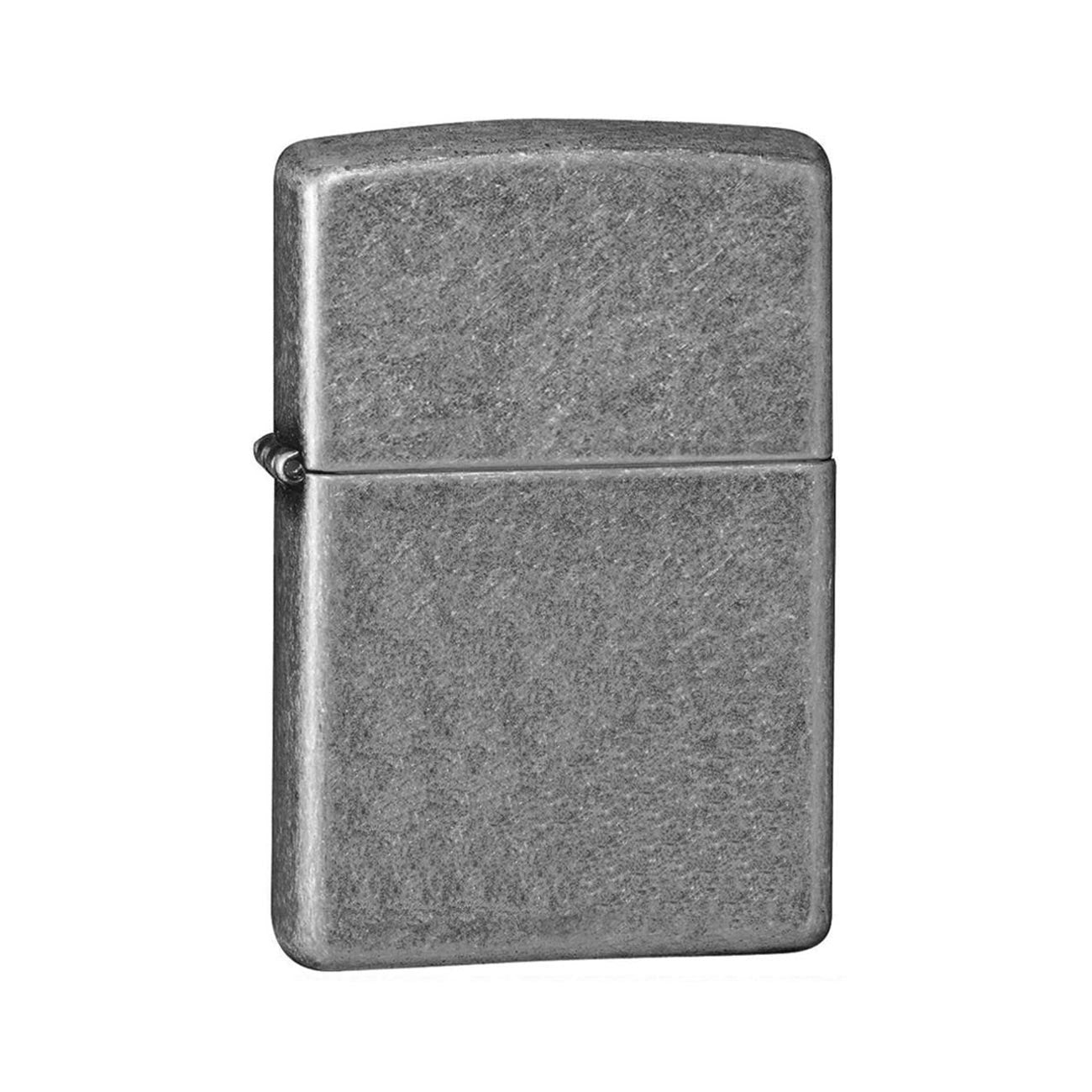 Zippo Windproof Lighter Antique Silver Plate